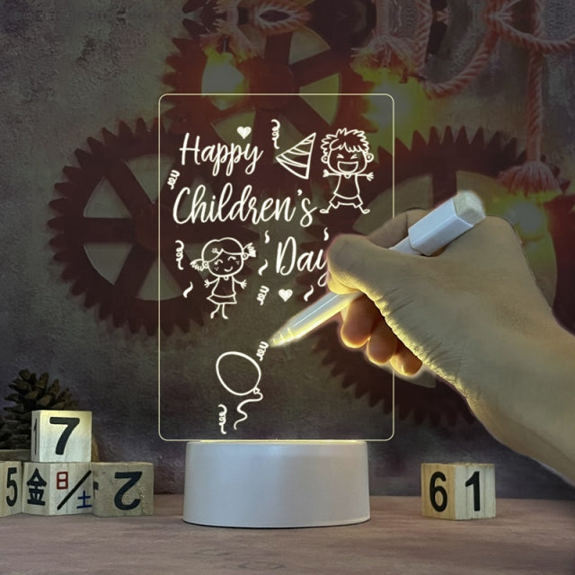 LED Note Board Night Lamp