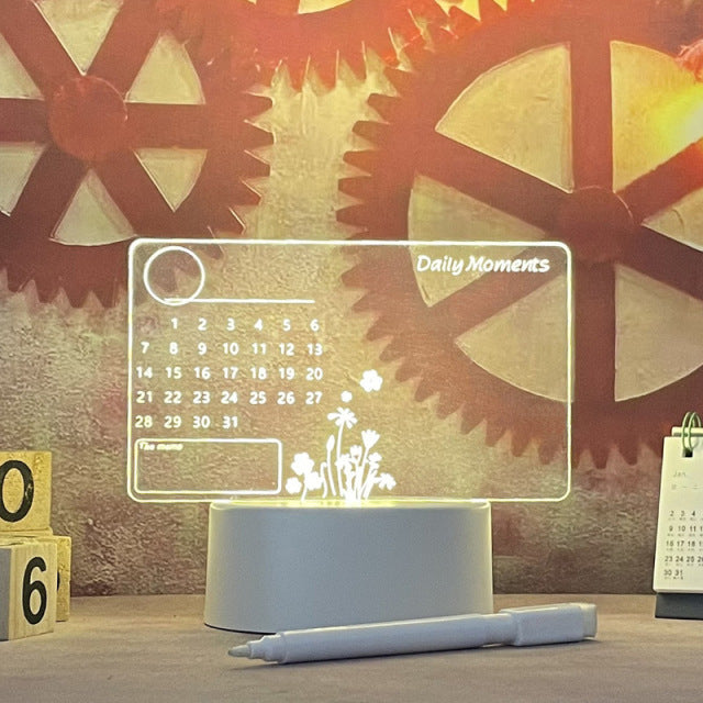 LED Note Board Night Lamp