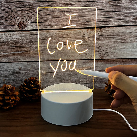 LED Note Board Night Lamp